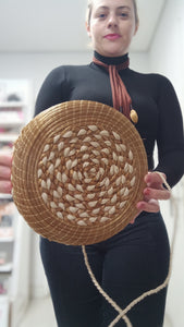 Bolsa capim dourado disco