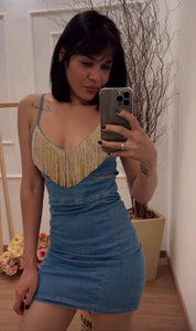Vestido Jeans Ledaiane