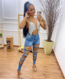 Calça Jeans Rave