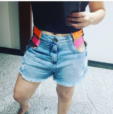 Shorts Jeans Bylu Plus Size