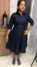 Carregar imagem no visualizador da galeria, Vestido Jeans Tiane
