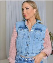 Carregar imagem no visualizador da galeria, Jaqueta jeans-modal