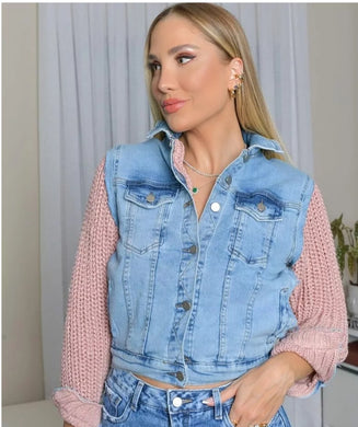 Jaqueta jeans-modal
