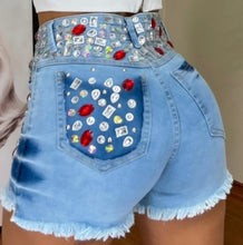 Carregar imagem no visualizador da galeria, Shorts Jeans Riqueza