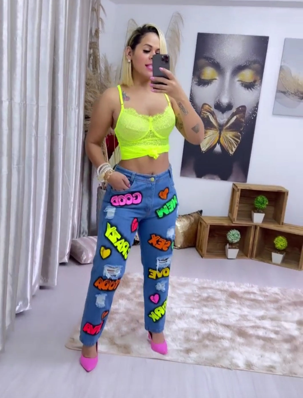 Calça Jeans Genevieve