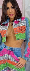 Jaqueta Jeans Livreira