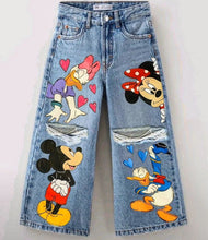 Carregar imagem no visualizador da galeria, Calça Jeans Iluminação Colorida