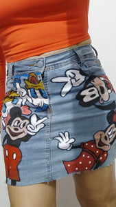 Saia Jeans Pinturas