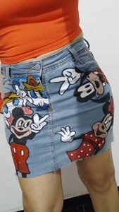 Saia Jeans Pinturas
