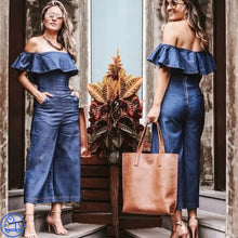 Carregar imagem no visualizador da galeria, Macacão Jeans Isis