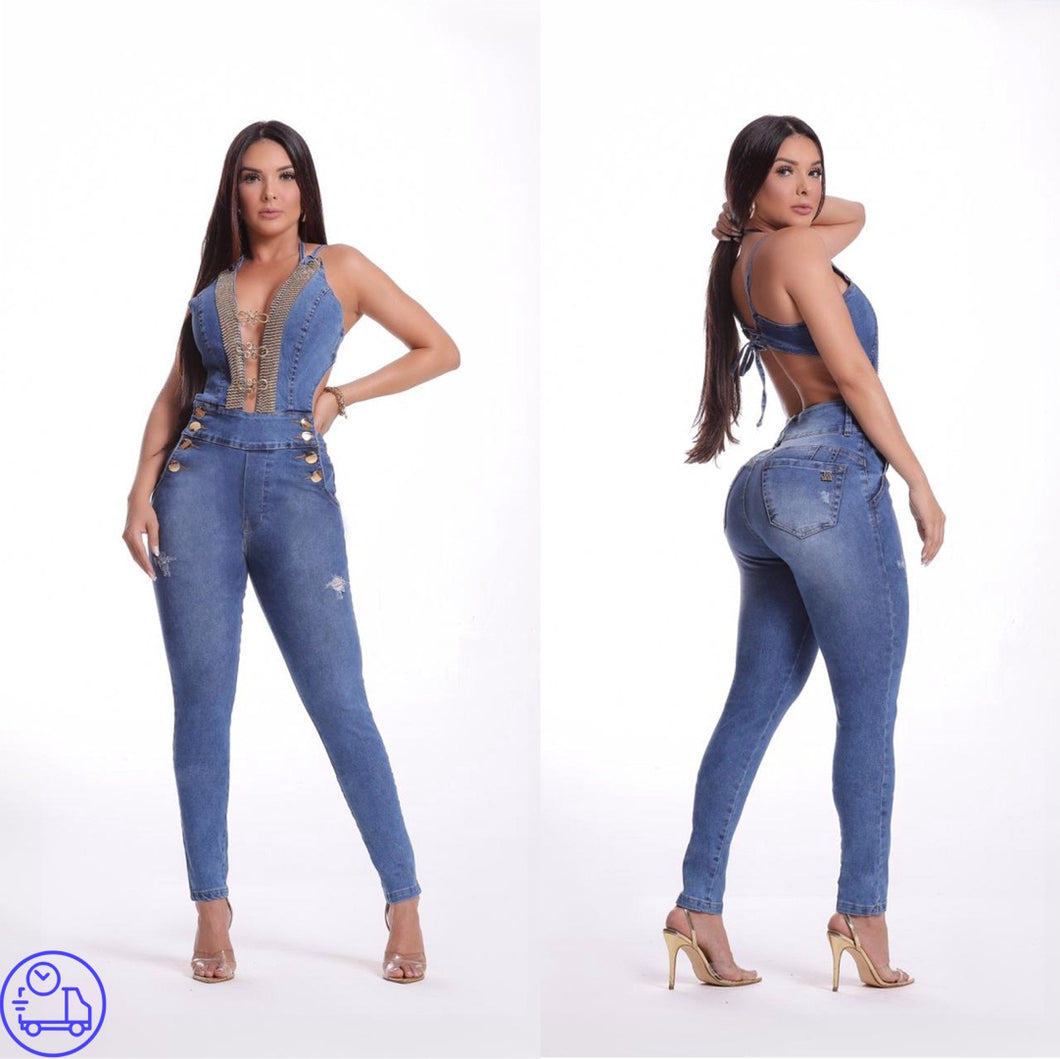 Macacão Jeans Lina