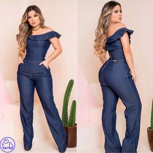 Macacão Jeans Manuelita