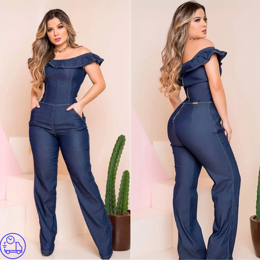 Macacão Jeans Manuelita
