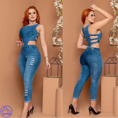Macacão Jeans Rayla