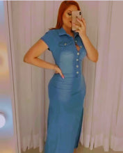 Carregar imagem no visualizador da galeria, Vestido Jeans Rosélia