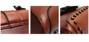 Bolsa de Couro Legítimo Bolonha # WB008.1820
