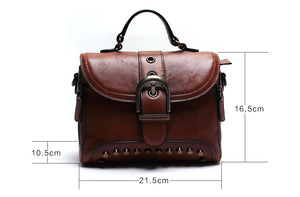 Bolsa de Couro Legítimo Bolonha # WB008.1820