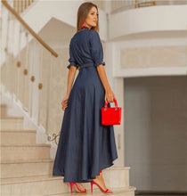 Carregar imagem no visualizador da galeria, Vestido Jeans Longo Emília