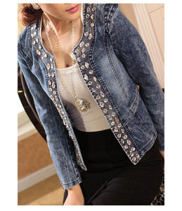 Jaqueta Jeans Cinturada # 545777
