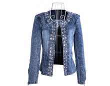 Carregar imagem no visualizador da galeria, Jaqueta Jeans Cinturada # 545777