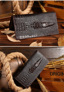 Carteira de Couro Legítimo Alligator # CO8850.3040