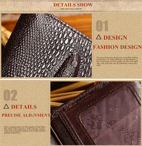 Carteira de Couro Legítimo Alligator # CO8850.3040