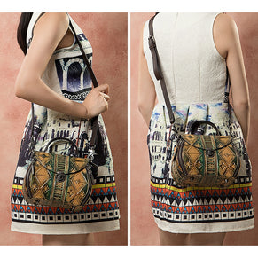 Bolsa Messenger de Couro Legítimo # 86250.1723