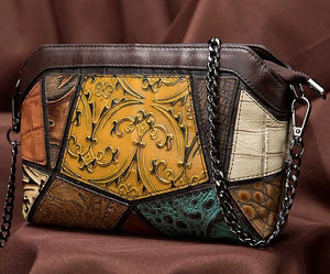 Bolsa Messenger de Couro Legítimo # 86248.2226