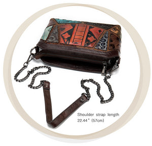 Bolsa Messenger de Couro Legítimo # 86248.2226