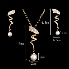 Carregar imagem no visualizador da galeria, Colar e Brincos Crystal Elegant # F397.7595