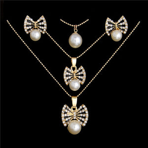 Colar e Brincos Crystal Elegant # F397.7595