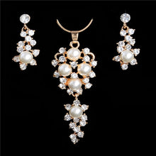 Carregar imagem no visualizador da galeria, Colar e Brincos Crystal Elegant # F397.7595