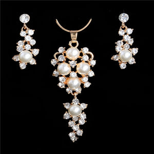 Colar e Brincos Crystal Elegant # F397.7595