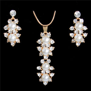 Colar e Brincos Crystal Elegant # F397.7595