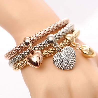 Bracelete Siver and Gold Mix # SL562.6585