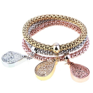 Bracelete Siver and Gold Mix # SL562.6585