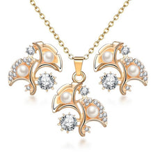 Carregar imagem no visualizador da galeria, Colar e Brincos Crystal Elegant # F397.7595