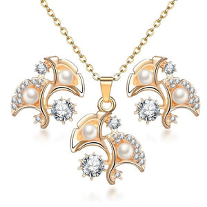 Colar e Brincos Crystal Elegant # F397.7595