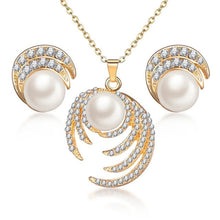Carregar imagem no visualizador da galeria, Colar e Brincos Crystal Elegant # F397.7595