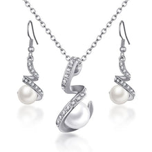 Carregar imagem no visualizador da galeria, Colar e Brincos Crystal Elegant # F397.7595