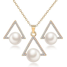 Carregar imagem no visualizador da galeria, Colar e Brincos Crystal Elegant # F397.7595
