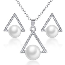 Carregar imagem no visualizador da galeria, Colar e Brincos Crystal Elegant # F397.7595