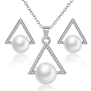 Colar e Brincos Crystal Elegant # F397.7595