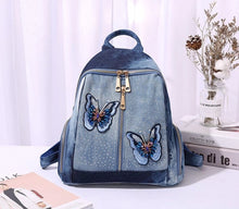 Carregar imagem no visualizador da galeria, Mochila Jeans As Borboletas # CYP0248.2326