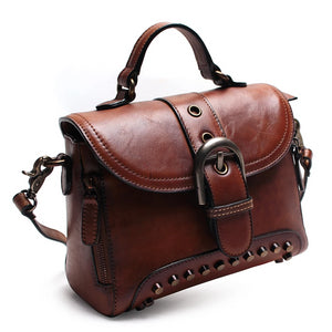 Bolsa de Couro Legítimo Bolonha # WB008.1820