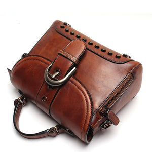 Bolsa de Couro Legítimo Bolonha # WB008.1820