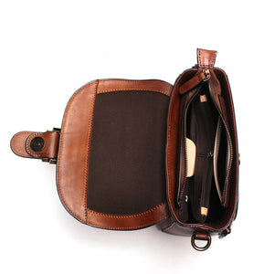 Bolsa de Couro Legítimo Bolonha # WB008.1820