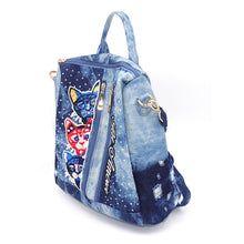 Carregar imagem no visualizador da galeria, Mochila Jeans Cats # CYP0279.2123